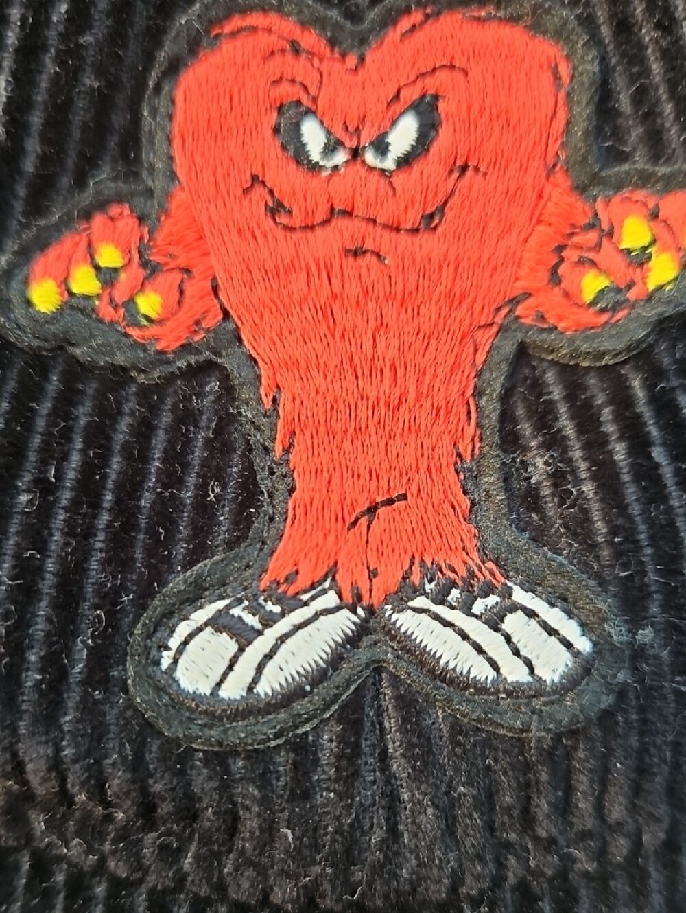 H&M  Black Limited Edition  Corduroy Gossamer Warner Bros  Cartoon Cap Hat OS